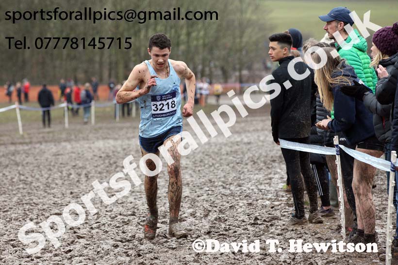 Mens under-17s 2018 British Inter Counties Cross Country Champs., Prestwold Hall, Loughborough. Photo: David T. Hewitson/Sports for All Pics